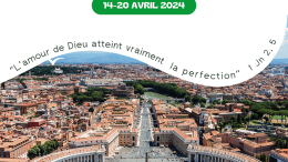 Affiche du pélerinage Assise-Rome-Turin pour les lycéens